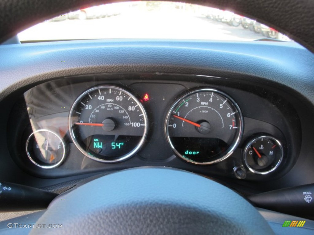 2012 Jeep Wrangler Sport 4x4 Gauges Photo #58220178