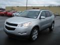 2011 Silver Ice Metallic Chevrolet Traverse LT AWD  photo #4