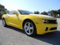 2012 Rally Yellow Chevrolet Camaro LT Coupe  photo #2