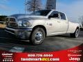 2012 Bright Silver Metallic Dodge Ram 3500 HD Big Horn Crew Cab Dually  photo #1