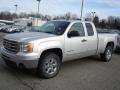 2012 Quicksilver Metallic GMC Sierra 1500 SLE Extended Cab 4x4  photo #2