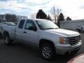 2012 Quicksilver Metallic GMC Sierra 1500 SLE Extended Cab 4x4  photo #4