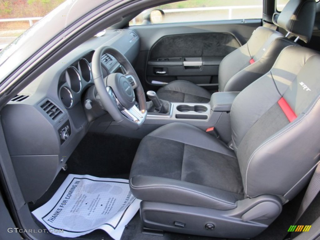 Dark Slate Gray Interior 2012 Dodge Challenger SRT8 392 Photo #58223829