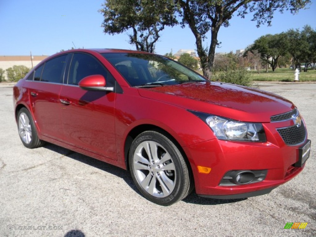 Crystal Red Metallic 2012 Chevrolet Cruze LTZ Exterior Photo #58224363