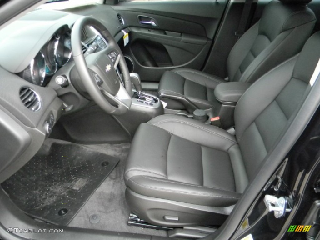 Jet Black Interior 2012 Chevrolet Cruze LTZ/RS Photo #58224502