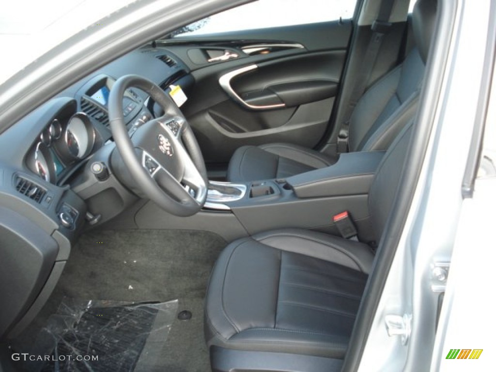 Ebony Interior 2011 Buick Regal CXL Turbo Photo #58224840