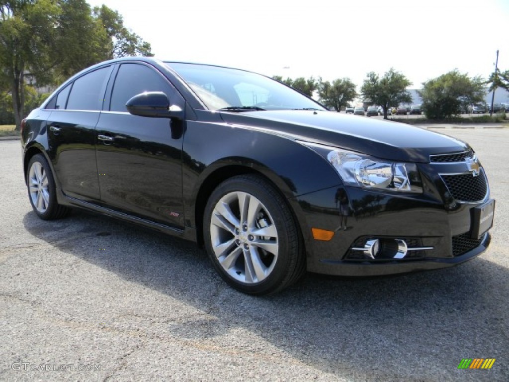 Black Granite Metallic 2012 Chevrolet Cruze LTZ/RS Exterior Photo #58224897