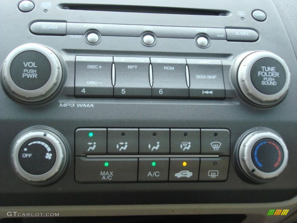 2010 Civic LX Sedan - Polished Metal Metallic / Gray photo #14
