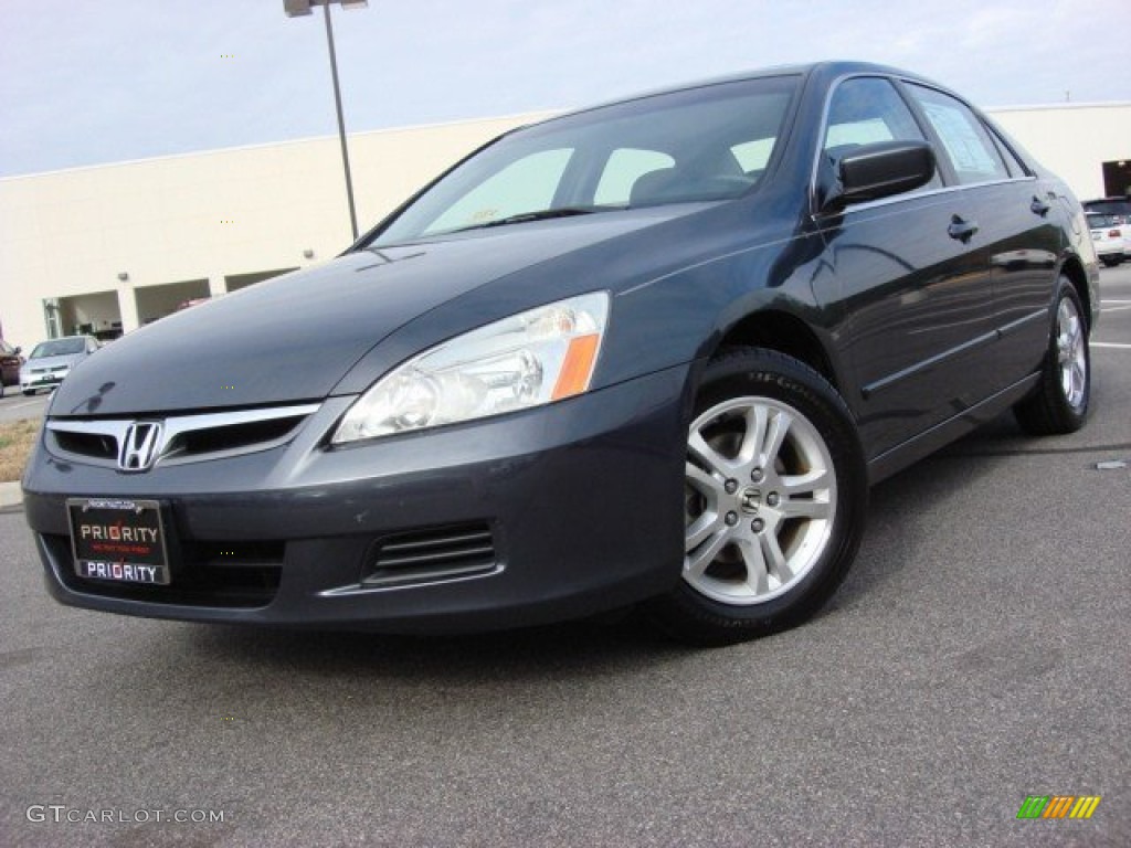 2006 Accord EX Sedan - Graphite Pearl / Gray photo #1