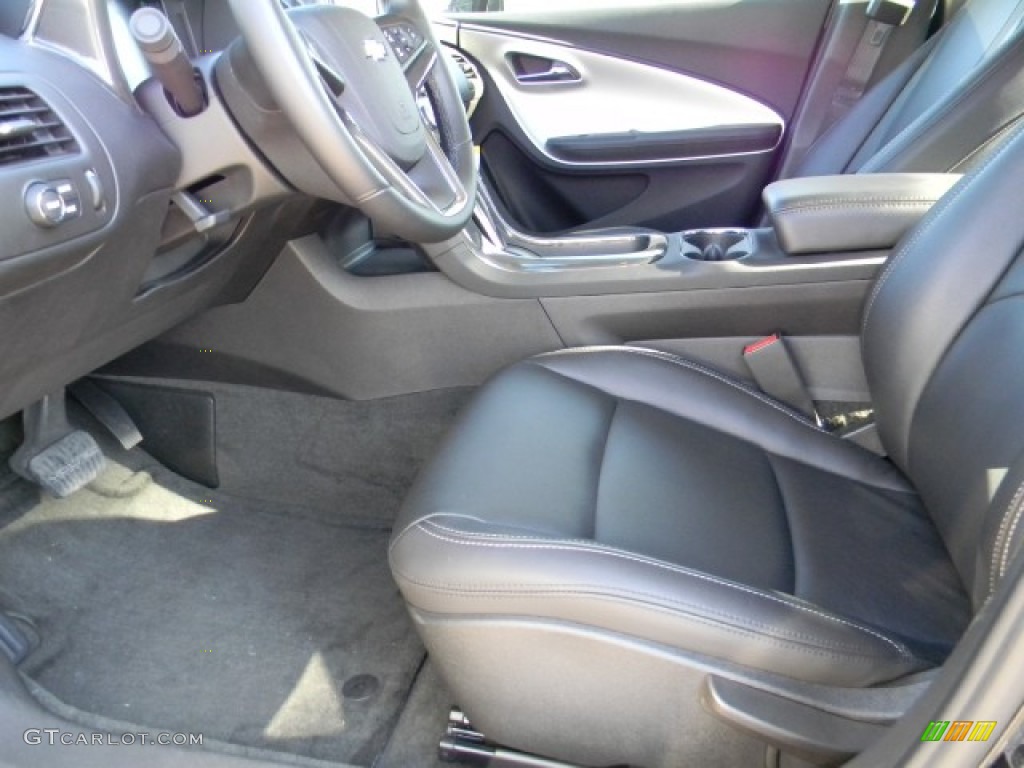 Jet Black/Dark Accents Interior 2011 Chevrolet Volt Hatchback Photo #58227029