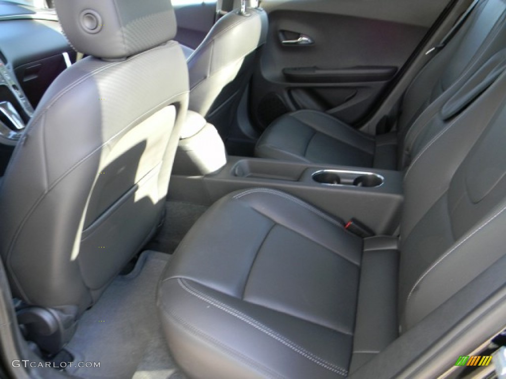 Jet Black/Dark Accents Interior 2011 Chevrolet Volt Hatchback Photo #58227038