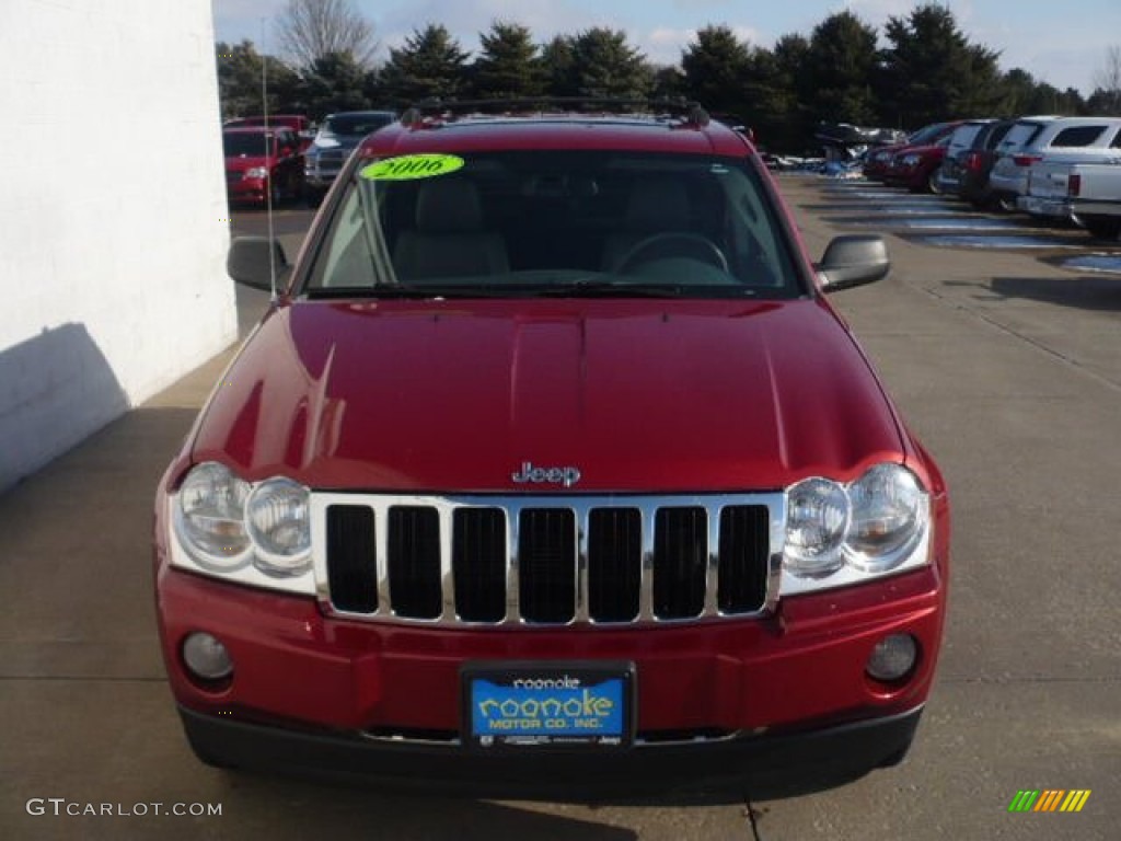 2006 Grand Cherokee Limited 4x4 - Red Rock Crystal Pearl / Medium Slate Gray photo #24