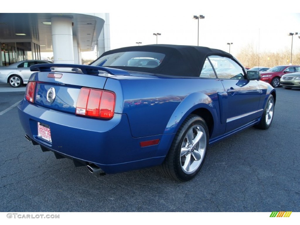 2009 Mustang GT/CS California Special Convertible - Vista Blue Metallic / Black/Dove photo #3