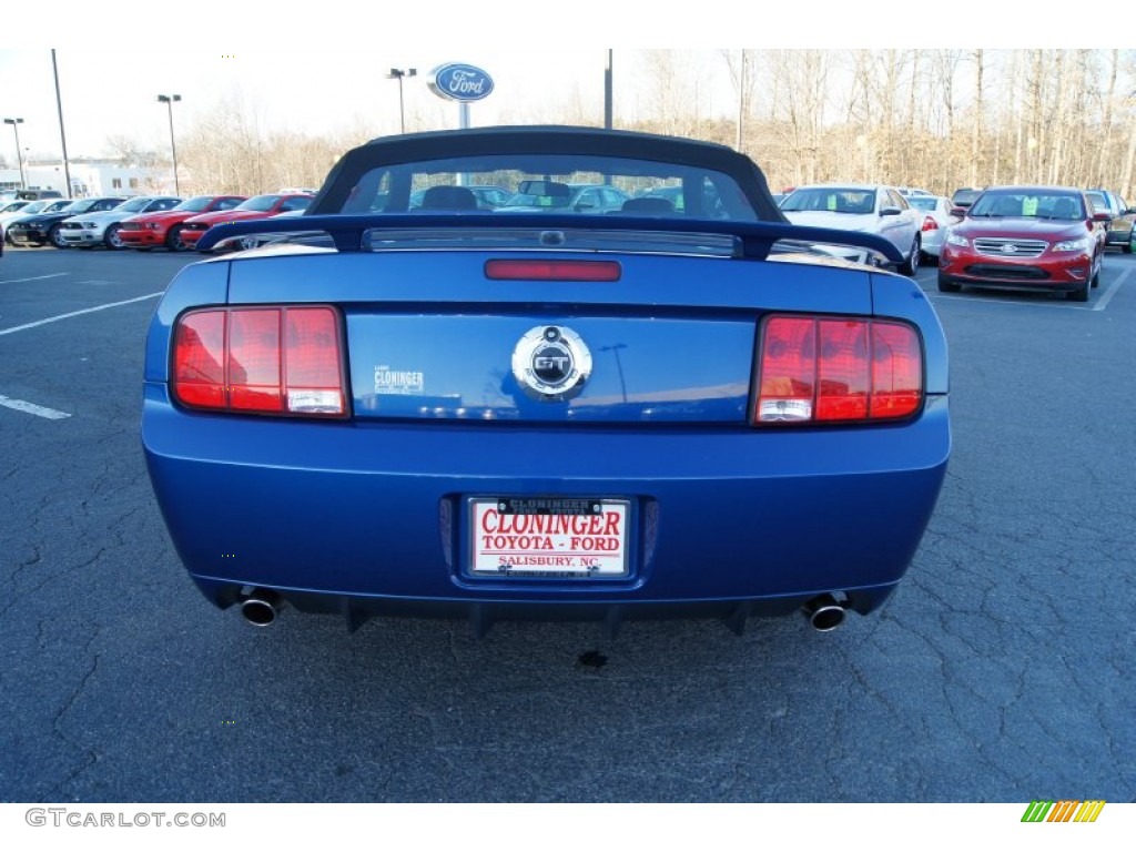 2009 Mustang GT/CS California Special Convertible - Vista Blue Metallic / Black/Dove photo #4