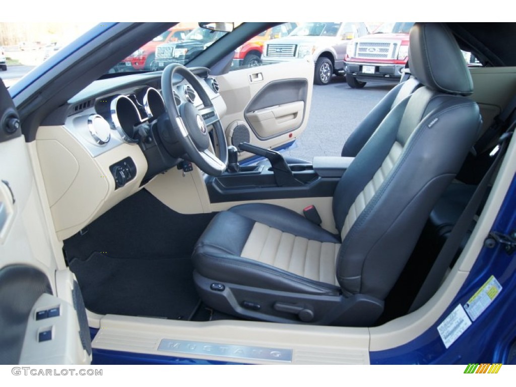 2009 Mustang GT/CS California Special Convertible - Vista Blue Metallic / Black/Dove photo #8