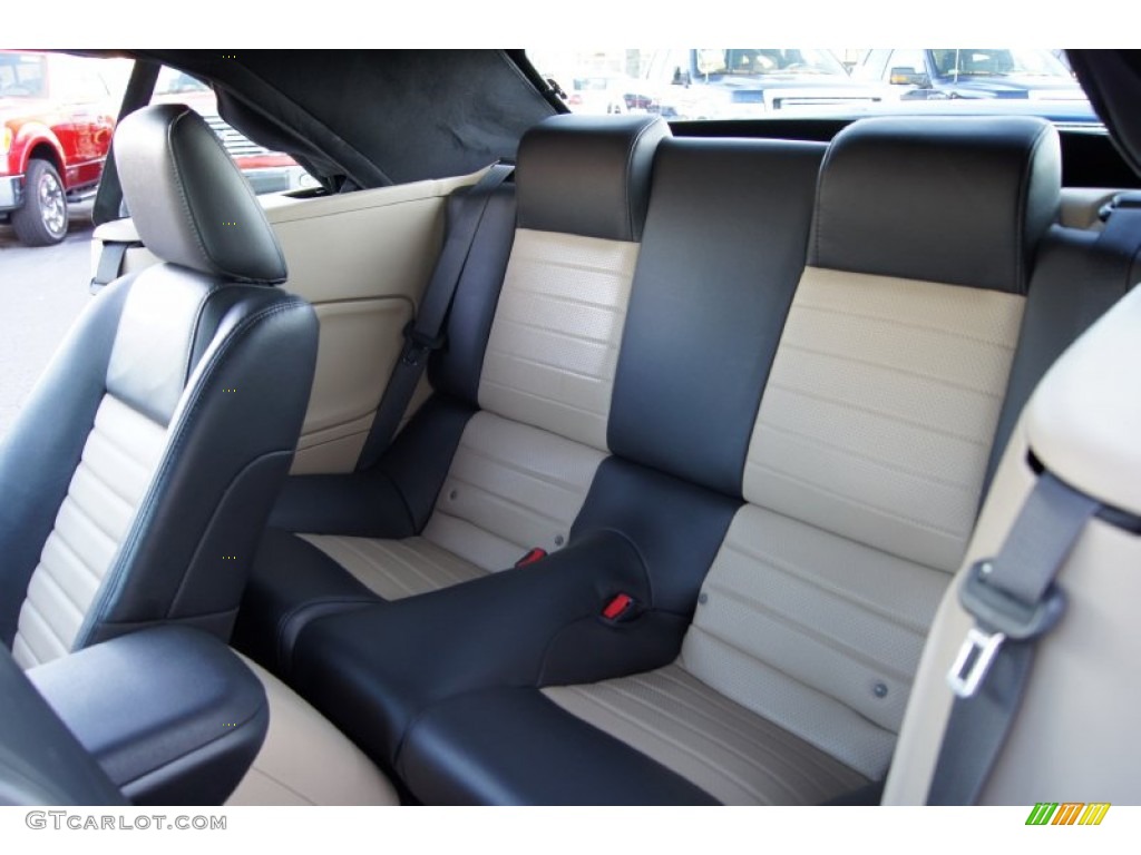 Black/Dove Interior 2009 Ford Mustang GT/CS California Special Convertible Photo #58228380