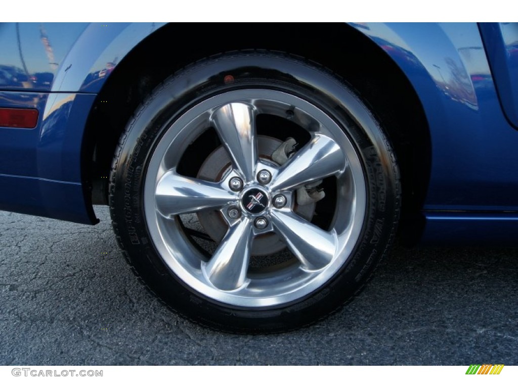 2009 Mustang GT/CS California Special Convertible - Vista Blue Metallic / Black/Dove photo #17