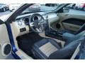 Black/Dove 2009 Ford Mustang GT/CS California Special Convertible Interior Color