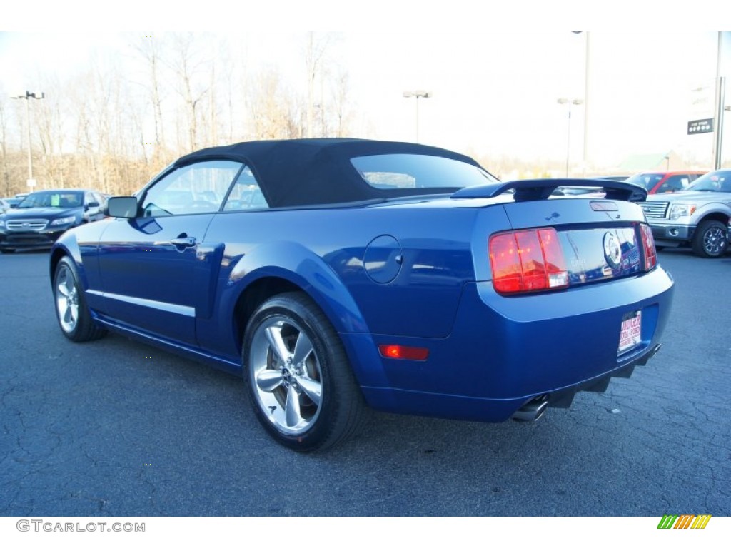 2009 Mustang GT/CS California Special Convertible - Vista Blue Metallic / Black/Dove photo #35
