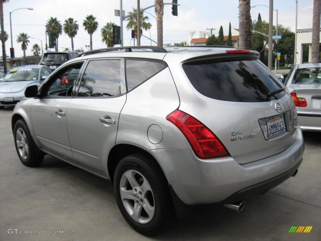 2005 Murano SL - Sheer Silver Metallic / Charcoal photo #6