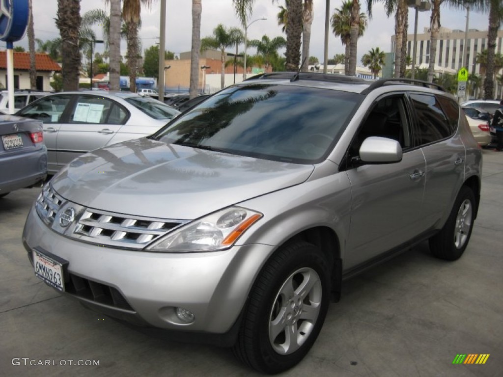 2005 Murano SL - Sheer Silver Metallic / Charcoal photo #7