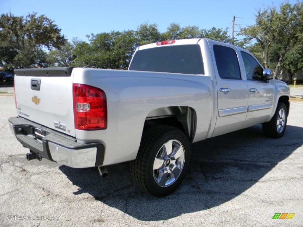 2011 Silverado 1500 LT Crew Cab - Sheer Silver Metallic / Ebony photo #3