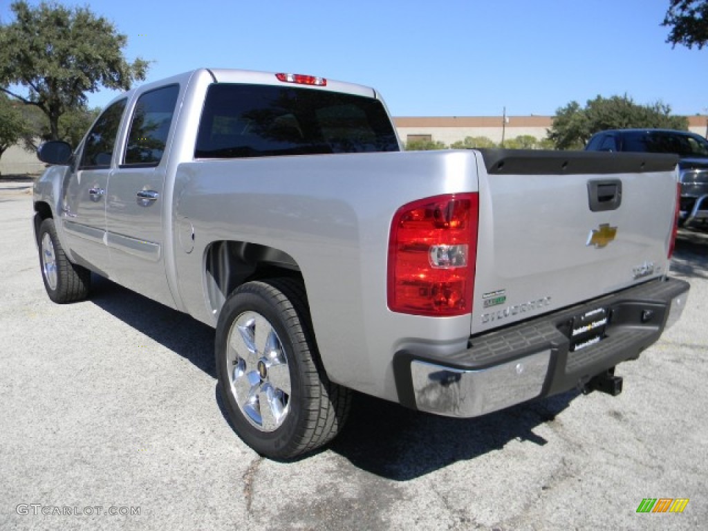 2011 Silverado 1500 LT Crew Cab - Sheer Silver Metallic / Ebony photo #4