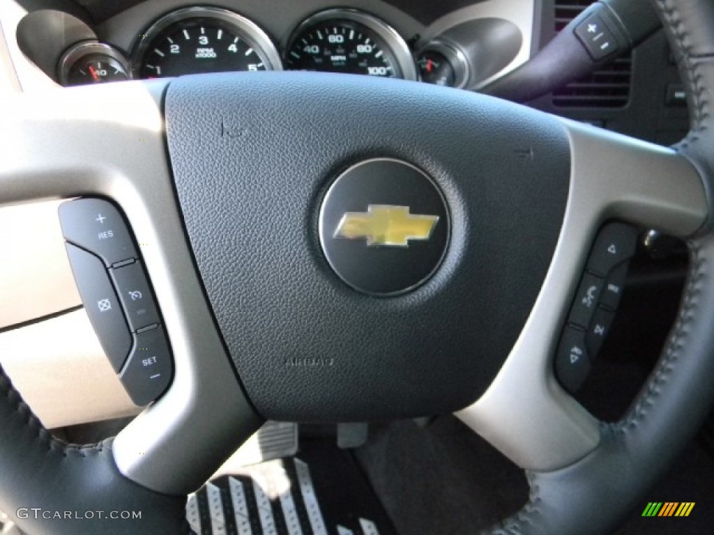 2011 Silverado 1500 LT Crew Cab - Sheer Silver Metallic / Ebony photo #10