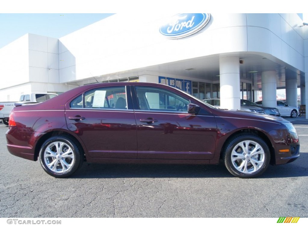 2012 Fusion SE - Bordeaux Reserve Metallic / Camel photo #2