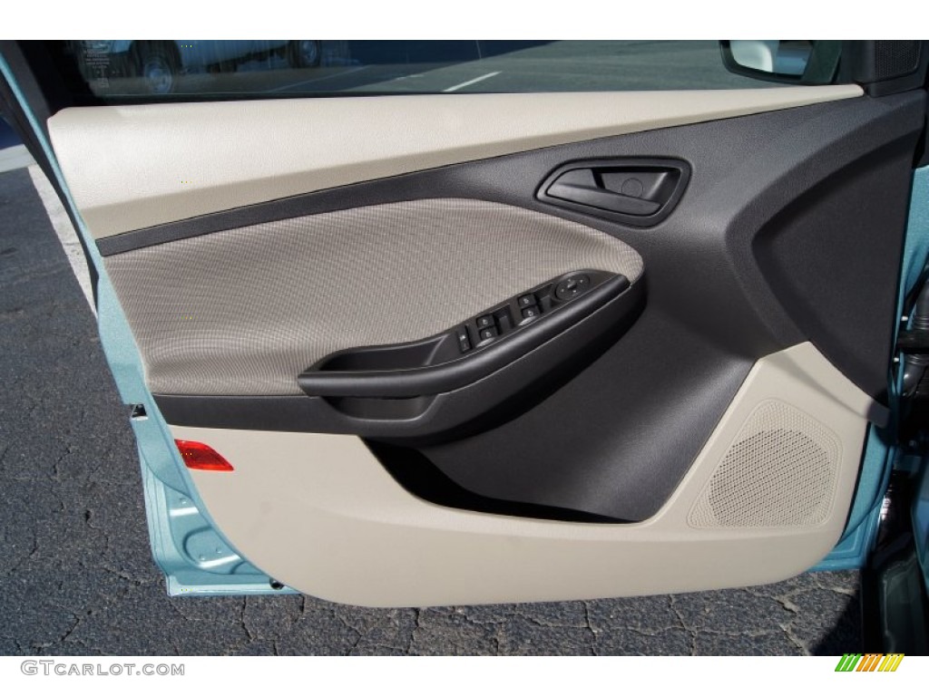 2012 Ford Focus SE 5-Door Stone Door Panel Photo #58230395