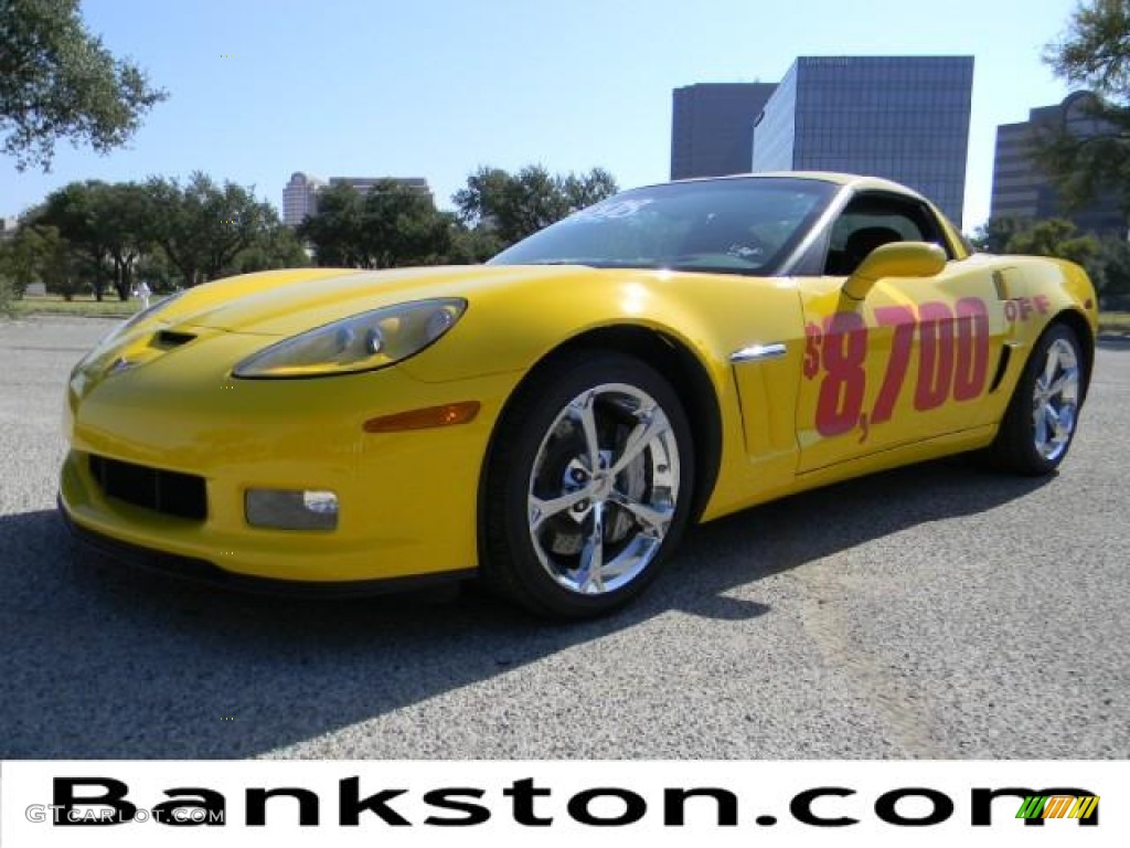 2011 Corvette Grand Sport Coupe - Velocity Yellow / Cashmere photo #1