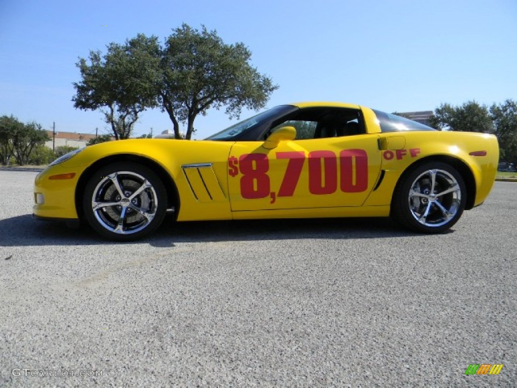 Velocity Yellow 2011 Chevrolet Corvette Grand Sport Coupe Exterior Photo #58231218