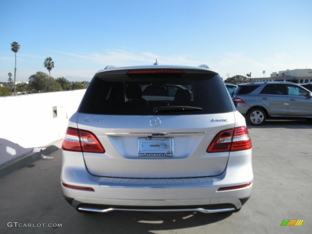 2012 ML 350 4Matic - Iridium Silver Metallic / Black photo #5