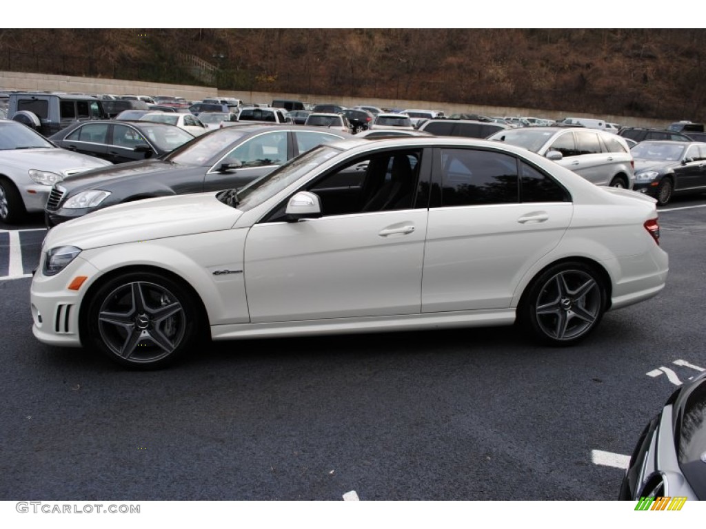 2009 C 63 AMG - Arctic White / Black AMG Premium Leather photo #3