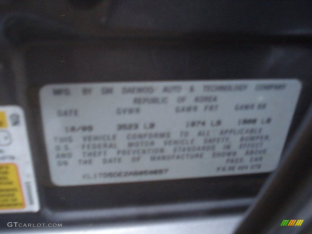 2010 Aveo LT Sedan - Medium Gray / Charcoal photo #25