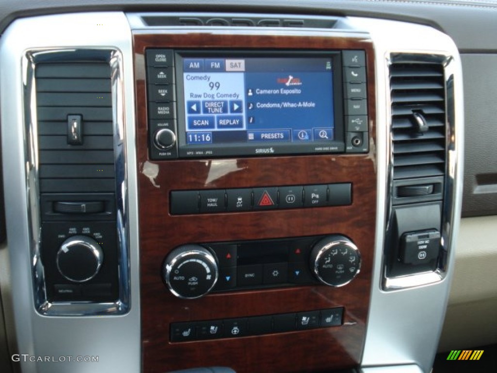 2011 Ram 1500 Laramie Crew Cab 4x4 - Saddle Brown Pearl / Light Pebble Beige/Bark Brown photo #22