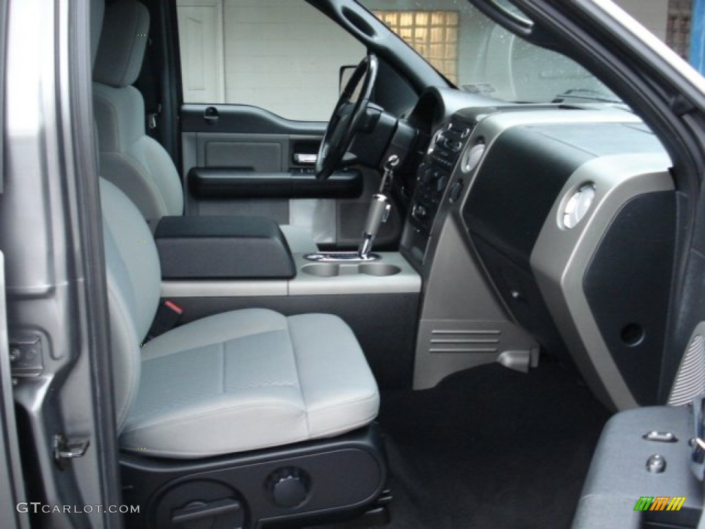 Black/Medium Flint Interior 2008 Ford F150 FX4 SuperCrew 4x4 Photo #58234415