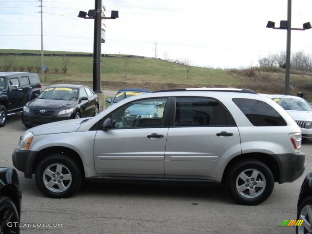 2005 Equinox LS AWD - Galaxy Silver Metallic / Light Gray photo #5