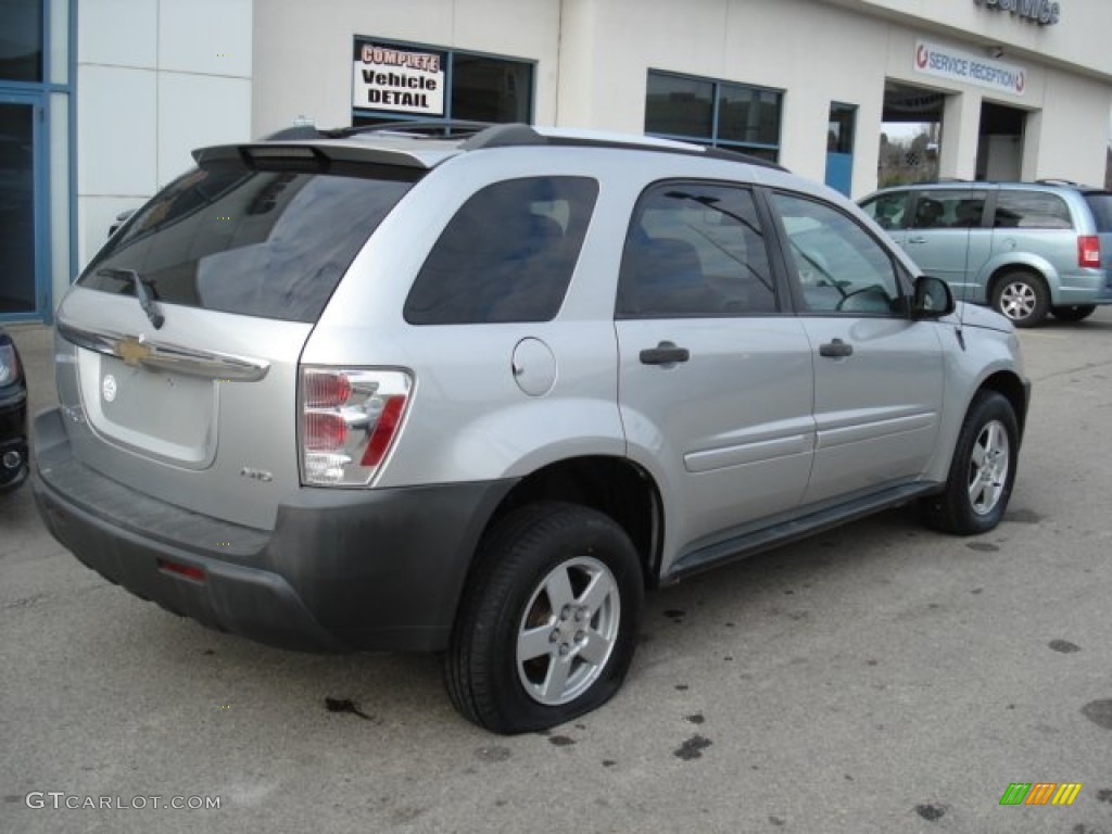 2005 Equinox LS AWD - Galaxy Silver Metallic / Light Gray photo #8