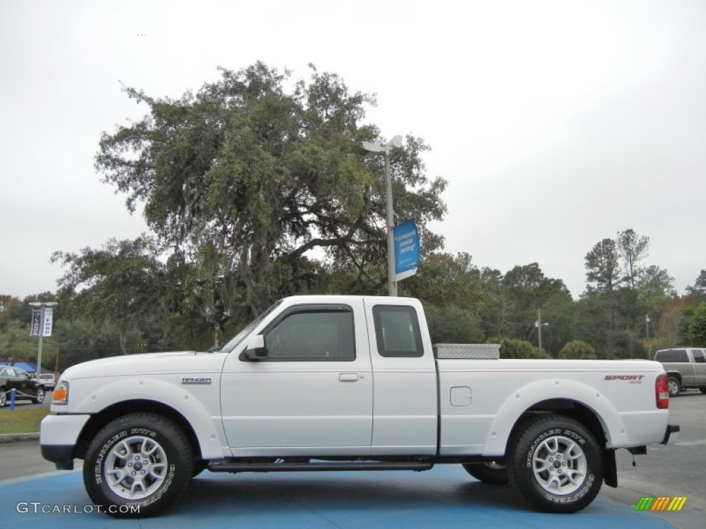 Oxford White 2008 Ford Ranger Sport SuperCab 4x4 Exterior Photo #58234925