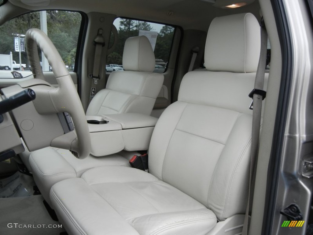 2004 F150 Lariat SuperCrew - Arizona Beige Metallic / Tan photo #12