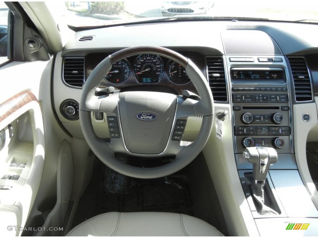 2012 Ford Taurus Limited Light Stone Dashboard Photo #58235688