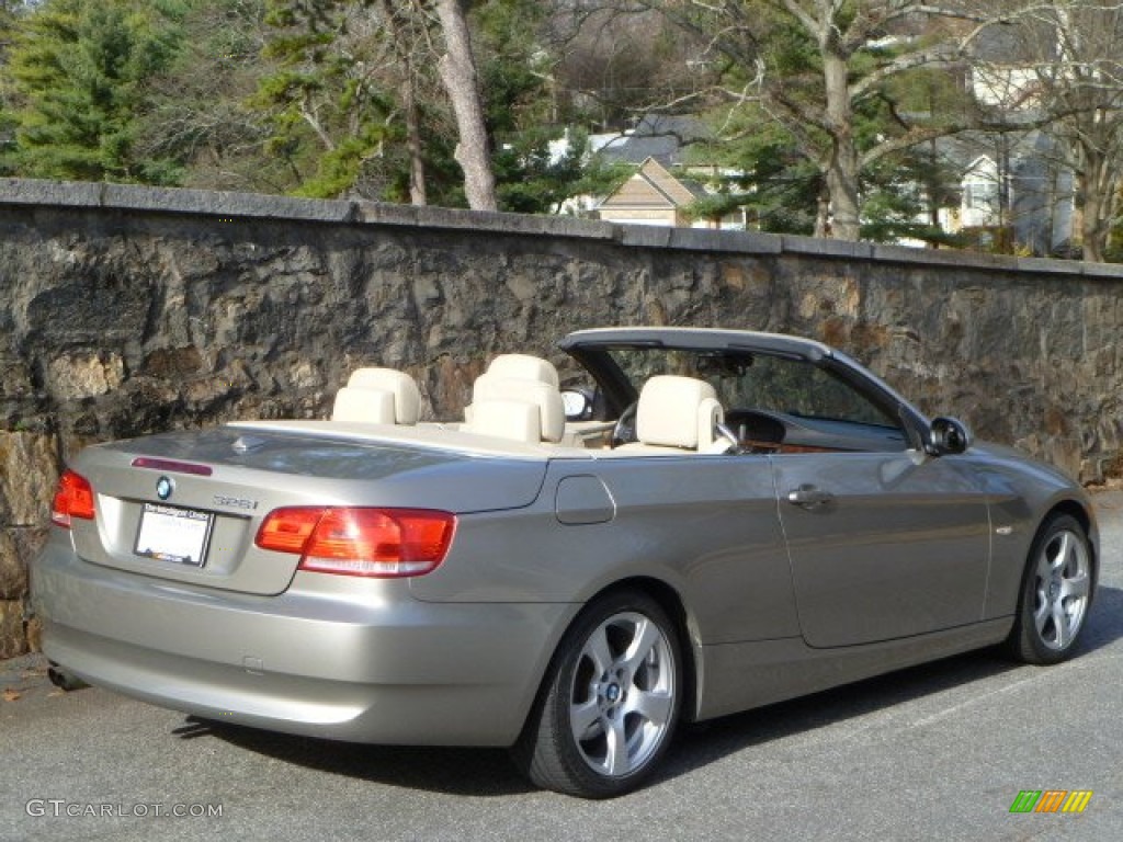 2007 3 Series 328i Convertible - Platinum Bronze Metallic / Cream Beige photo #12