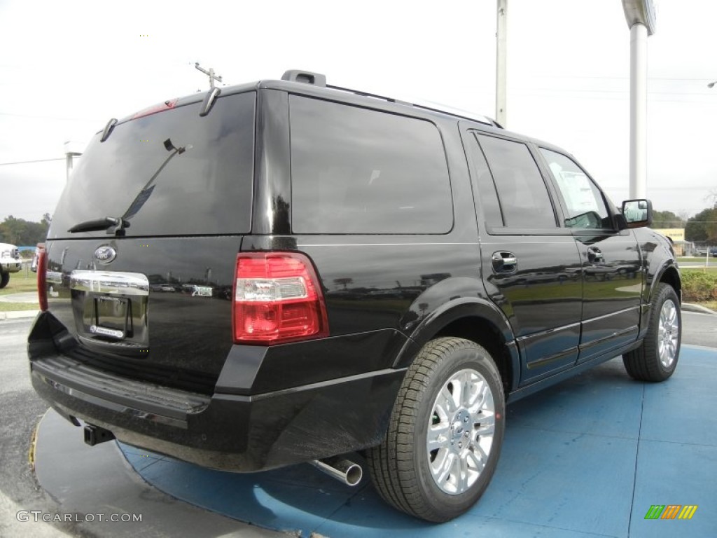 Tuxedo Black Metallic 2012 Ford Expedition Limited Exterior Photo #58235835