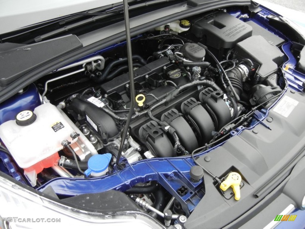 2012 Focus SE 5-Door - Sonic Blue Metallic / Charcoal Black photo #11