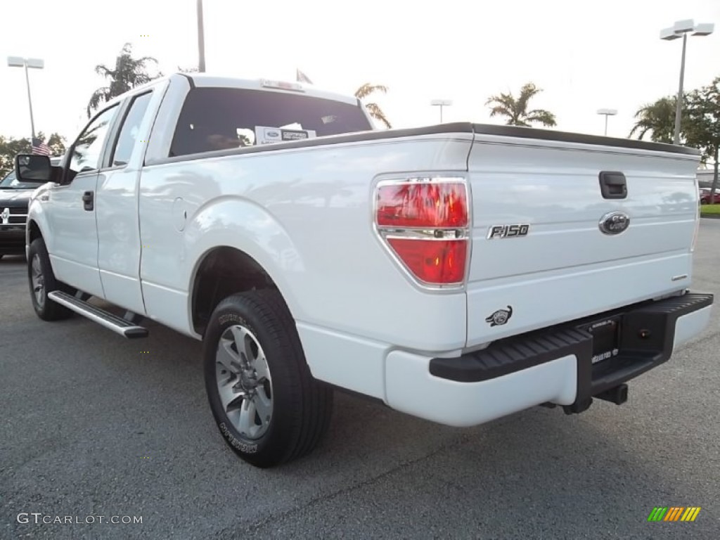 2011 F150 XLT SuperCab - Oxford White / Steel Gray photo #9