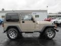 2004 Light Khaki Metallic Jeep Wrangler X 4x4  photo #4