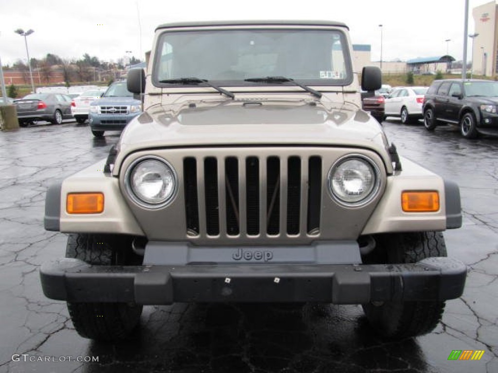 2004 Wrangler X 4x4 - Light Khaki Metallic / Khaki photo #6