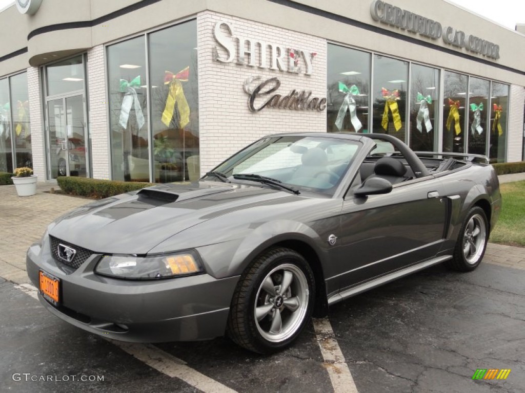 2004 Dark Shadow Grey Metallic Ford Mustang Gt Convertible