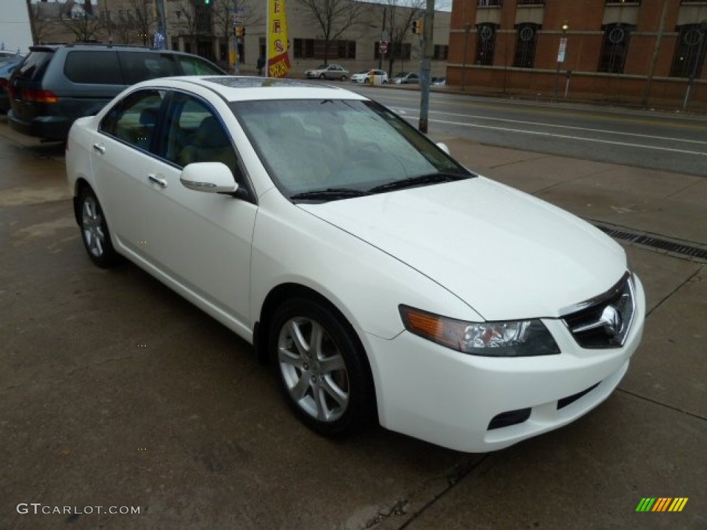 Premium White Pearl 2004 Acura TSX Sedan Exterior Photo #58237356